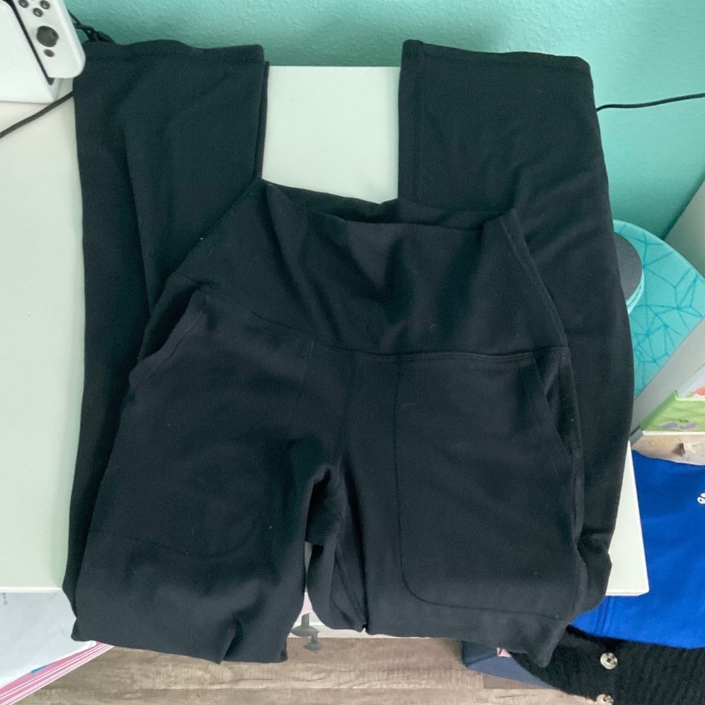 Old Navy Black Leggings High Waist Stretch
